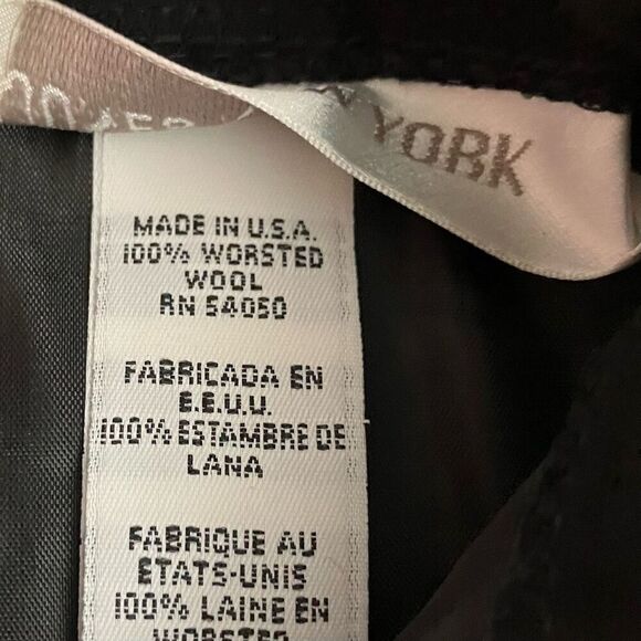 Jones New York Black Wool A-Line Skirt / SZ: 16 - Picture 5 of 5